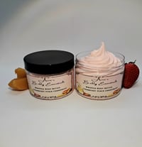 Image 2 of Strawberry Peach Champagne Whipped Body Butter (8 oz)