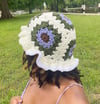 Purple Flower Hat
