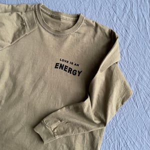 Image of Love Energy Long Sleeve Moss