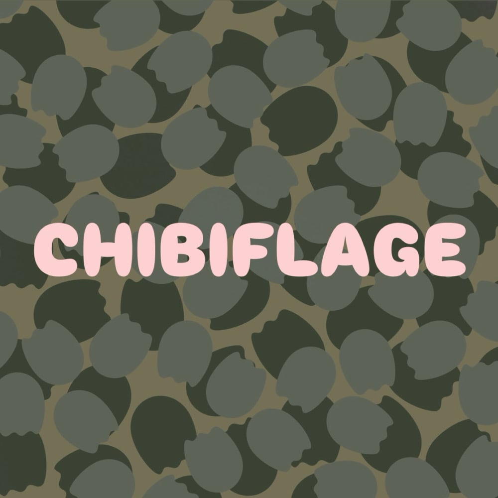 Image of chibiflage adhesive stencil