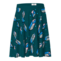 Image 2 of Blue Crystal Skater Skirt