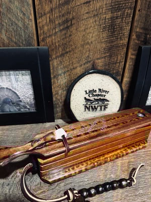 Image of Walnut/Mahogany with Snakewood inlay
