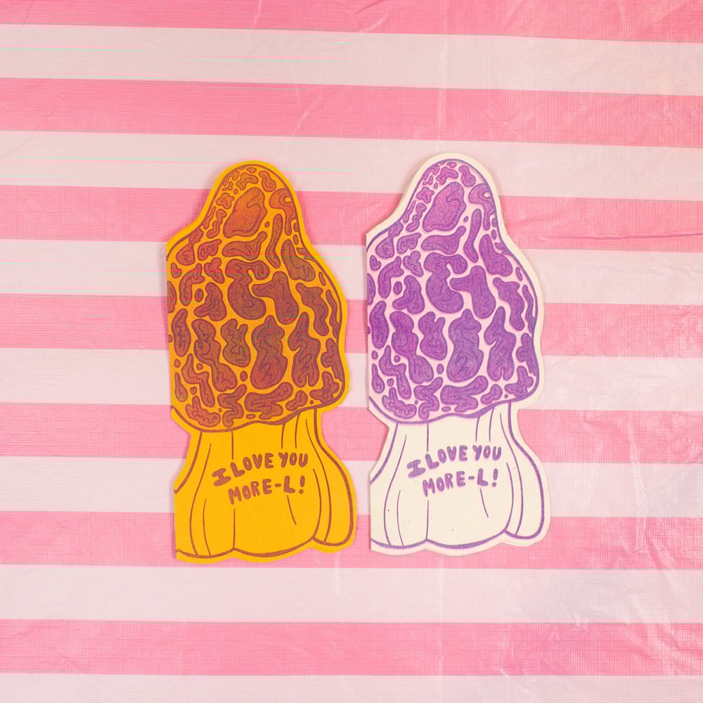 Image of I Love You More-l Card