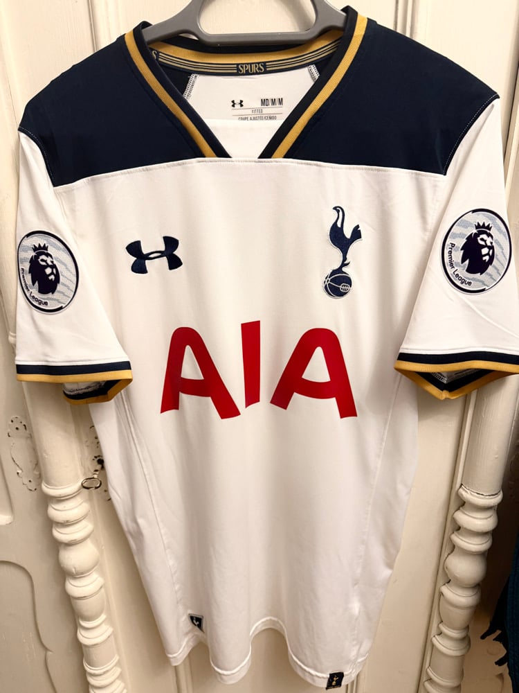 Image of PRE ORDER: Tottenham Hotspur “DELE 20” 2016/17 Home Shirt + PL patches (M)