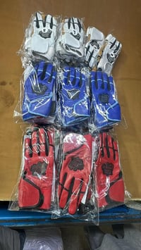 Image 5 of StrikeOut Nation Apparel Batting gloves Long Cuff Blue