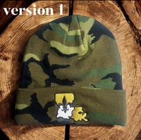 Image 2 of Louisiana Fleur De Lis Beanie / Custom Colors
