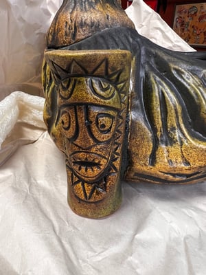 Image of LE 143/150 “I Lava You” Tiki Bowl 2018 By Tiki Diablo & Tahiti Gil