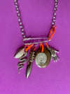 Trash Collector Chain Charm Necklace
