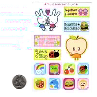 Image 2 of silly sticker sheet