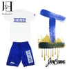 Hussle Blue “93’ in Rome” Summer Short Set