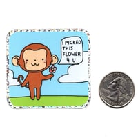 Image 2 of monkey showing love