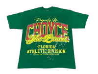 CHOYCE The Brand “Stamped Different” Tee Green 