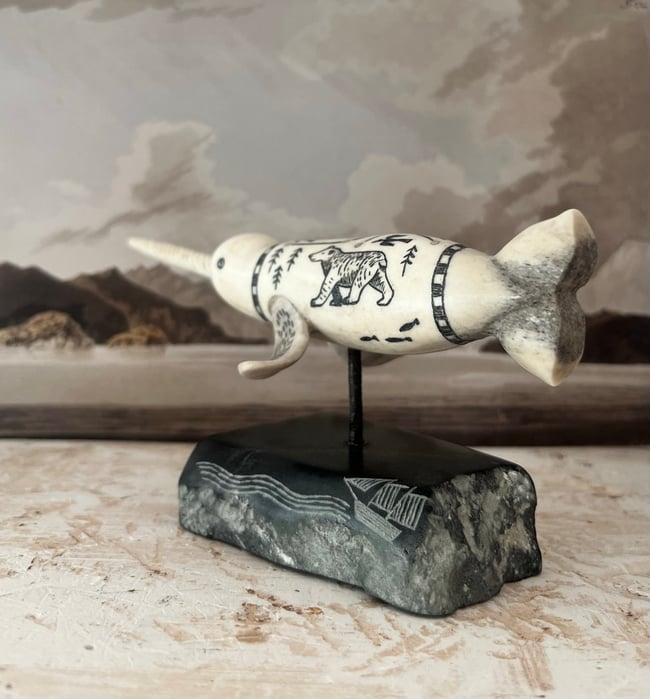 UNICORN OF THE SEA SCULPTURE