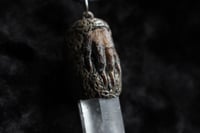 Image 8 of dead good ginuea pig paw and quartz pendant 