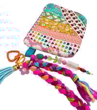 Image 2 of Clip on Bag Charm Pouch - tulips