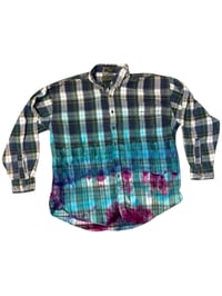 Image of XL Blue/Green Flannel