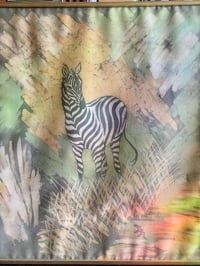 Image 3 of Large Mid Century Tanzanian Batik Textile