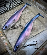 Image 2 of 6” Cutt Throat RIGGED Swimbaits - “PRO BLUE”