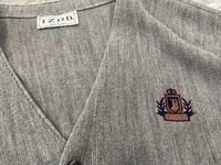 Image 2 of 80s IZOD CARDIGAN - SIZE LARGE 