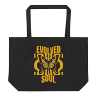 Image 1 of EVOLVED SOUL Large organic tote bag