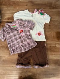 strawberry shortcake 3pc set 