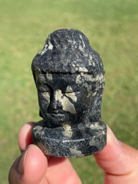 Image 9 of Pyrite In Magnetite Buddha Head #1893
