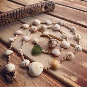 Image of Hawaiian puka shell wrap necklace or bracelet 