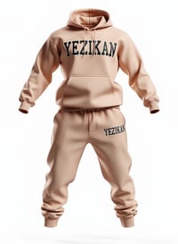 Image 5 of Yezikan Peach Fuzz Grande Arch Logo Hoodie Sweatsuit