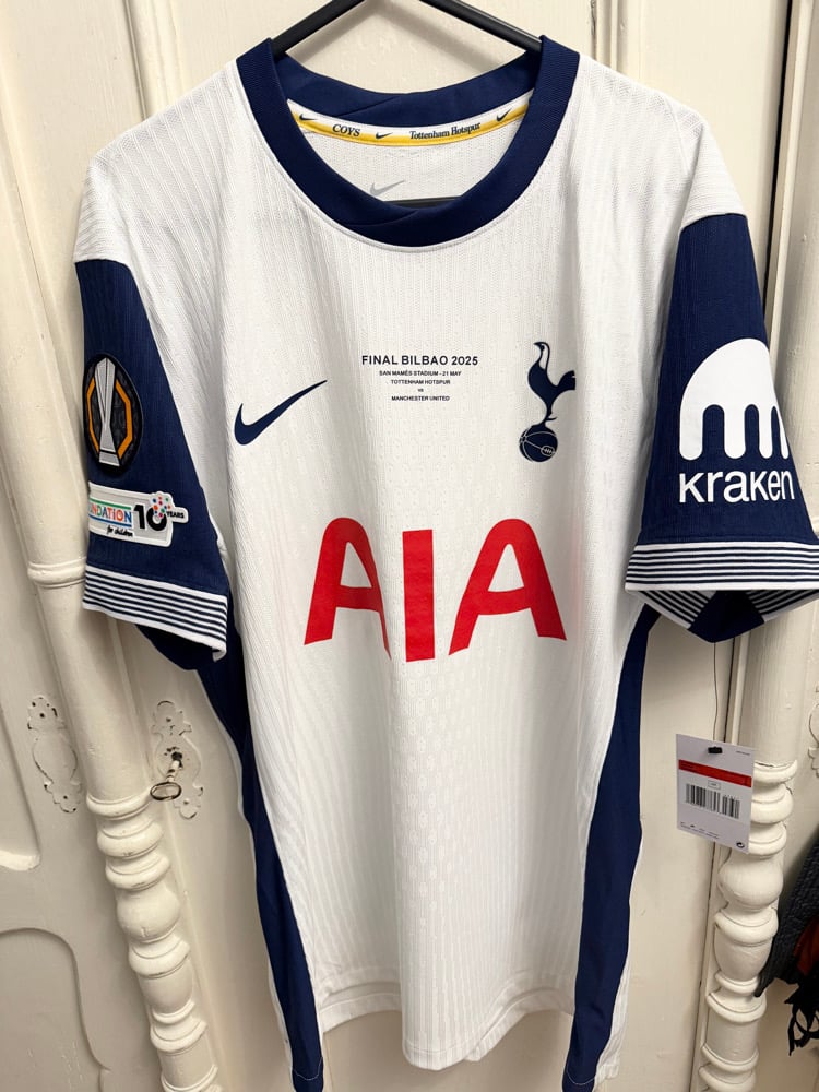 Image of PRE ORDER: NEW Tottenham Hotspur “SON 7” Vaporknit 2024/25 Home Europa Final Shirt,   L