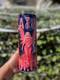 Black Shimmer Karol G Angel Tumbler 