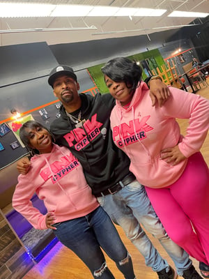 Image of Pink Cypher Pink Hoodie