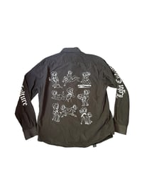 Image 3 of gray button up
