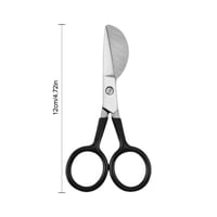 Image 7 of Duckbill Scissor Embroidery Art Craft Applique Stainless Steel Blade Sewing Fabric Rug-punch Carpet 