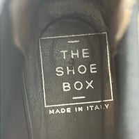 Image 12 of THE SHOE BOX Black Genuine Leather Snake Skin Textured Women’s Ankle Bootie’s