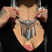 Image 4 of FREYA TOPAZ STATEMENT NECKLACE 