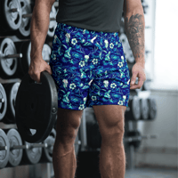 Image 3 of Iceberg Camo Unisex Athletic Shorts