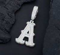 Image 3 of moissanite  initial Letter