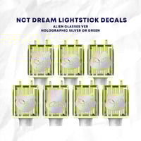 Image 5 of NCT Dream Alien Glasses Decals