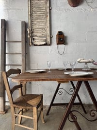 Image 5 of La table campagne sur tréteaux 