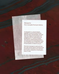 Image 1 of Manuports