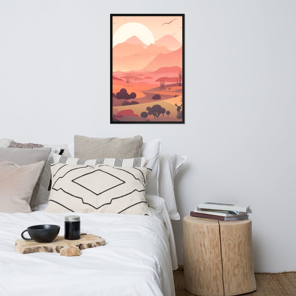 Image of Desert Sunset Framed Art (2 of 3)