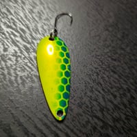 Image 5 of Blue honeycomb and Gold