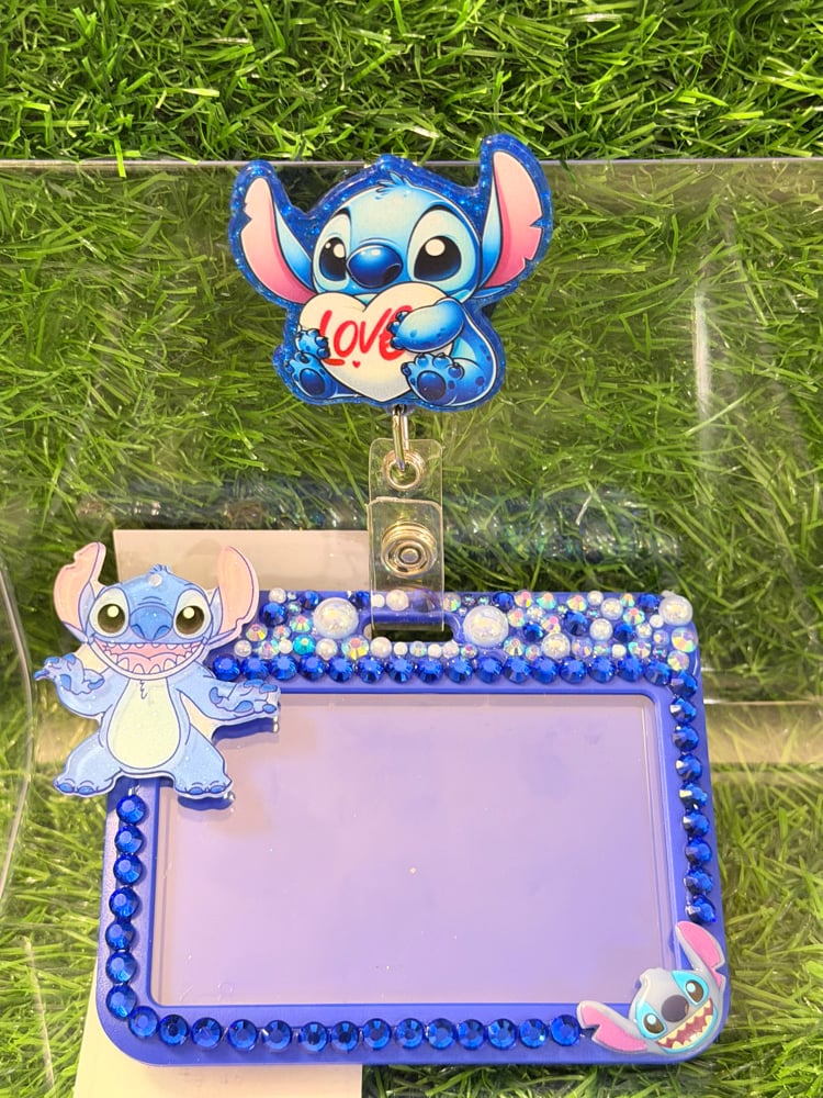 Image of Blinged Badge Id Holders