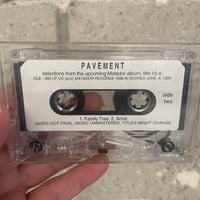 Image 2 of Pavement – 4 song advanced cassette for Terror Twilight