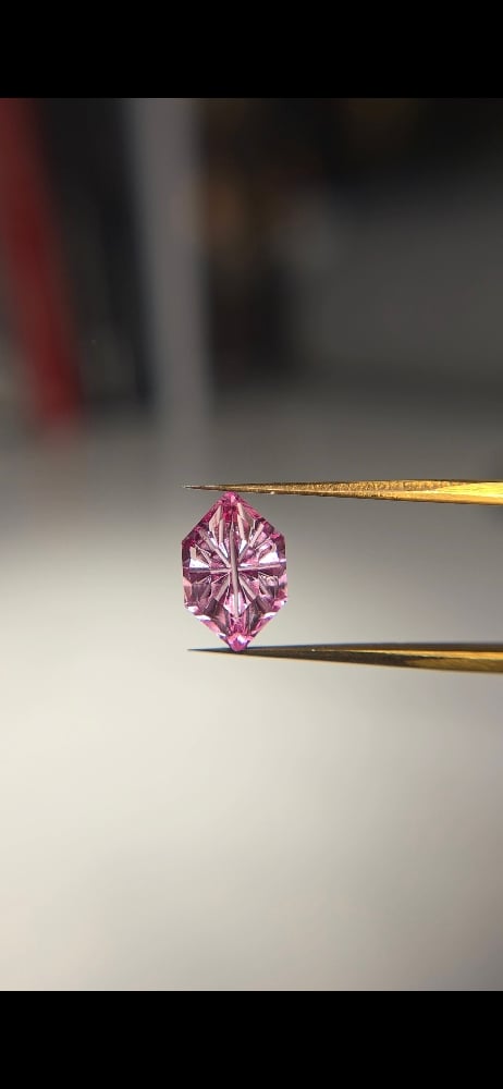 Image of Padparadscha Sapphire — Dutch Marquise Fantasy Cut