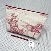 Image 5 of Toile de Jouy Pouch No.3 Sleigh Ride