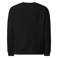 Image 5 of Unisex organic PAST HEALING raglan sweatshirt
