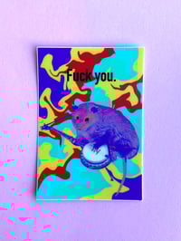 Image 2 of Fuck You Possum Sticker 