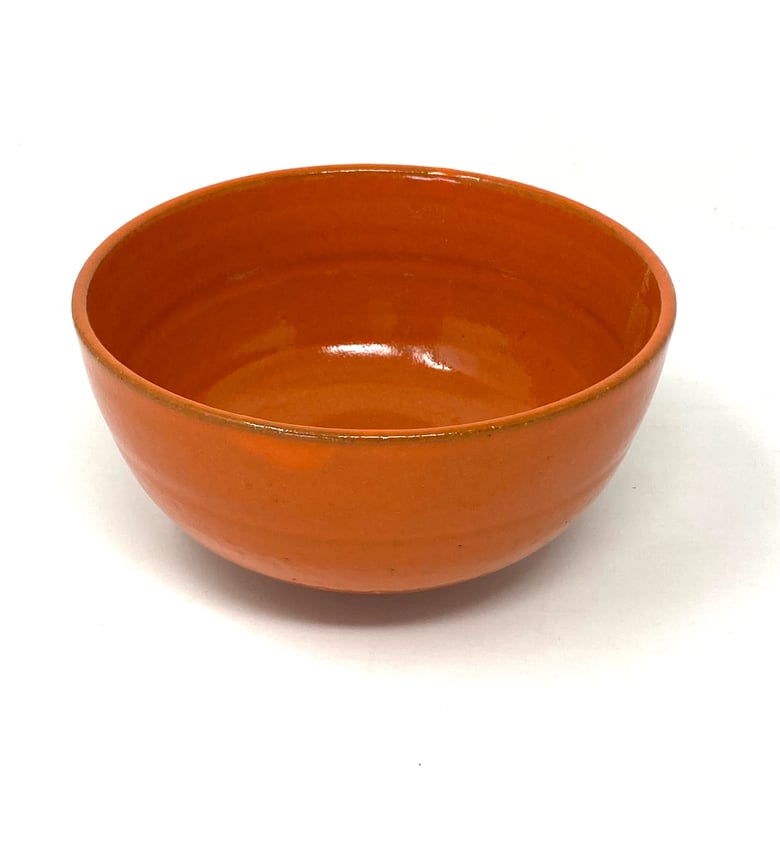 Image of Orange Glazed Small Bowl