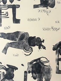 Image 4 of Abstracts Figures Bodies Lino Print